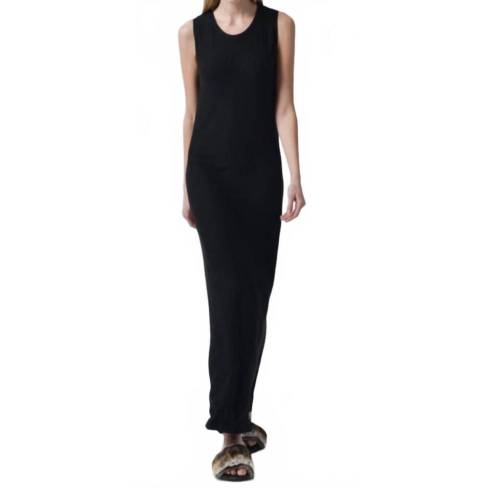 NEW PLOUMANAC'H olimpia viscose jersey dress in navy